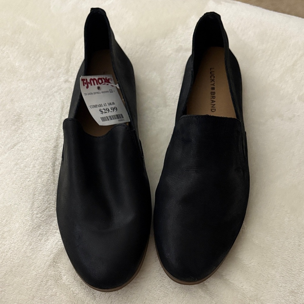 Lucky Brand Classic Black Loafers